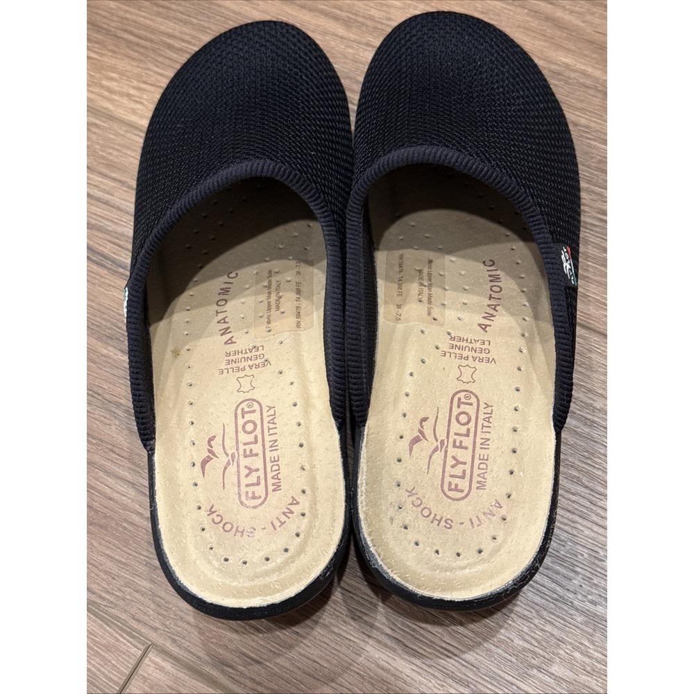 Fly Flot Clogs, Made In Italy, Anatomical, Anti-Shock, Black, Lite Weight, EUC - Picture 3 of 16